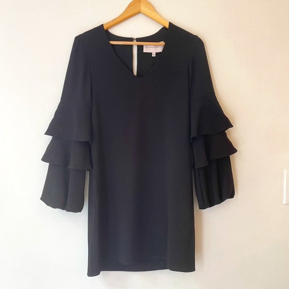 Little Black Dress for Cocktail Party or Holidays - Fun Sleeves!